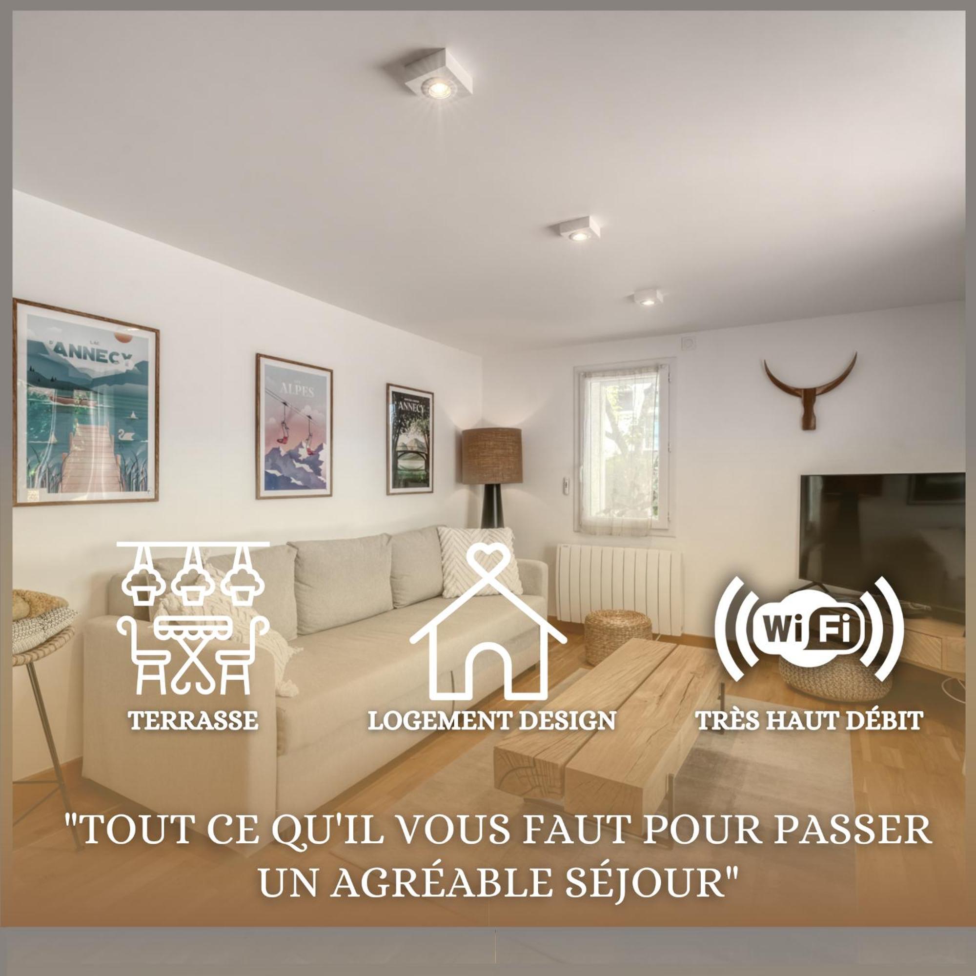 Appartement Chaleureux A Sévrier Dış mekan fotoğraf